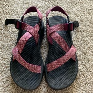 Purple/Pink Chevron Chacos